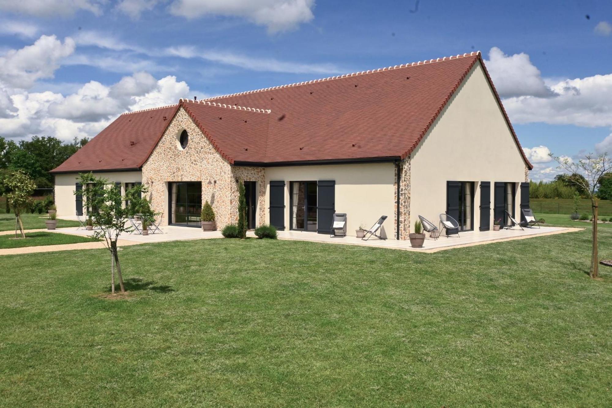 Aux 3 Forets Bizeneuille Exterior foto