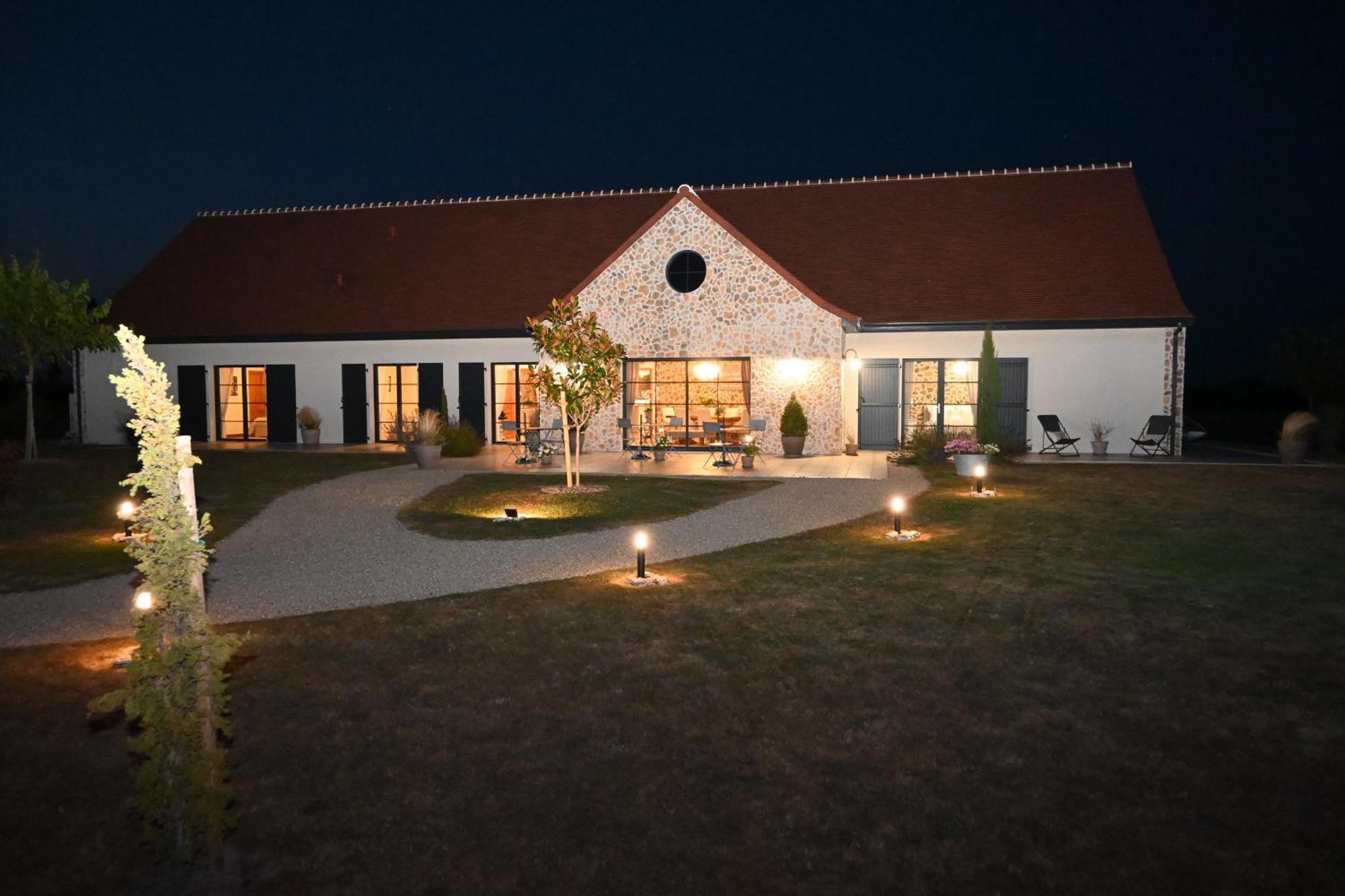Aux 3 Forets Bizeneuille Exterior foto